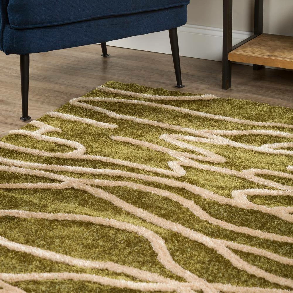 Sarita 3 Aloe 9 ft. x 13 ft. Area Rug by Addison Rugs - Image 3