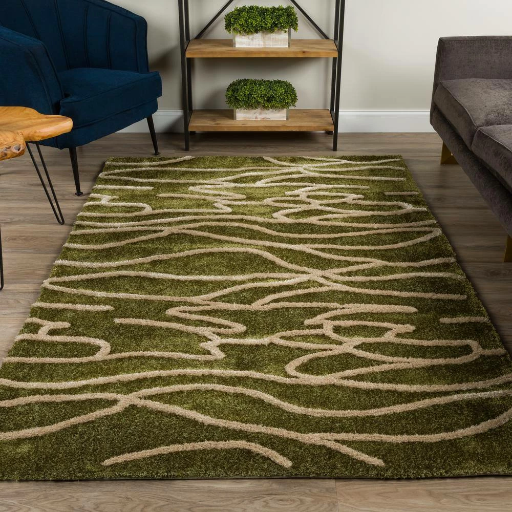 Sarita 3 Aloe 9 ft. x 13 ft. Area Rug by Addison Rugs - Image 7