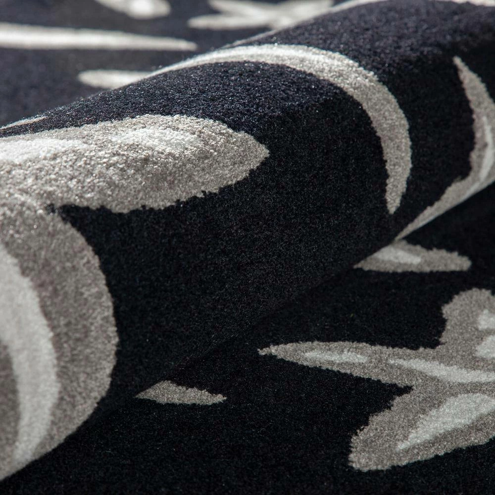 Cove 8 Starfish Black 3 ft. 6 in. x 5 ft. 6 in. Area Rug by Addison Rugs - Image 9