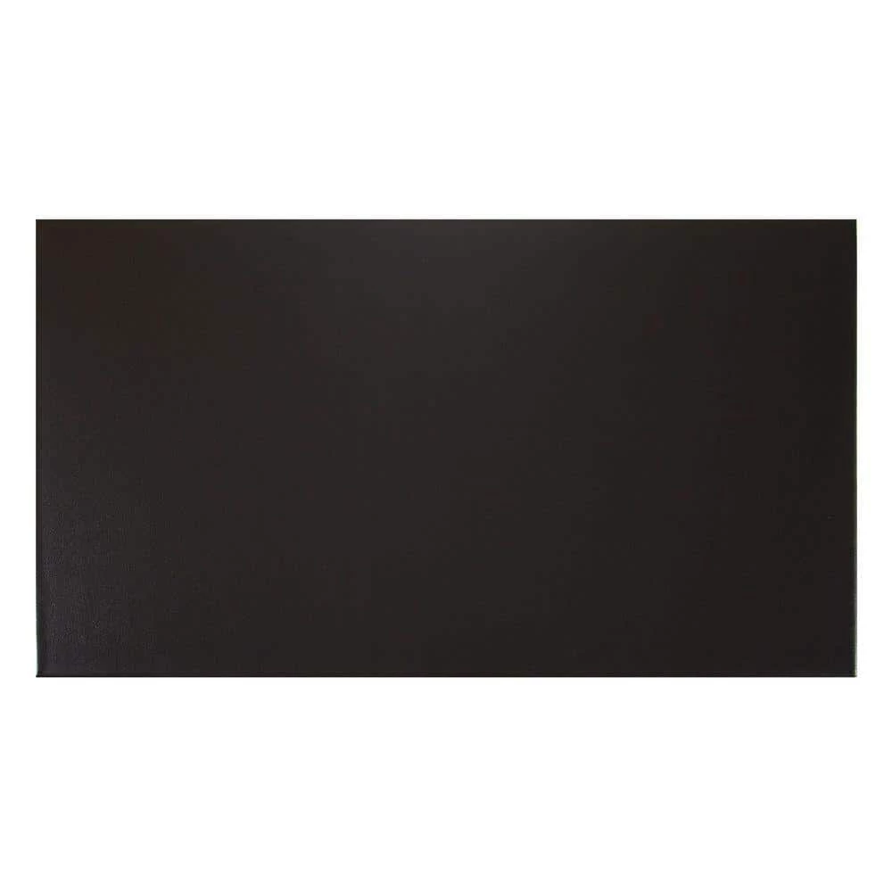 Black 48 in. x 96 in. Vinyl Garage Mat by TrafficMaster