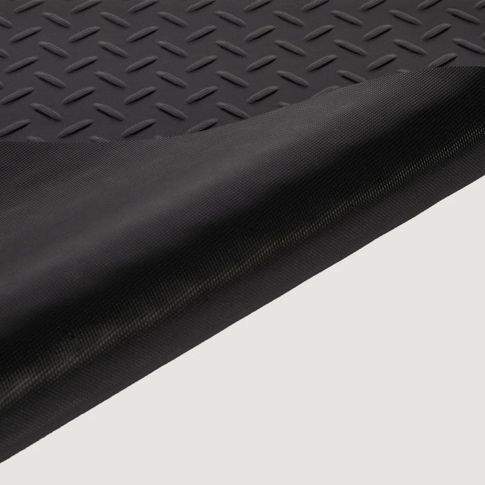 27 in. x 12 ft. Wide Rib Utility Black Floor Protector by TrafficMaster - Image 2