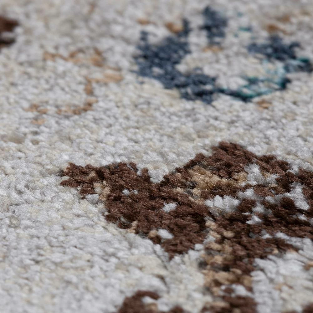 Provincial 11 Blue 3 ft. 3 in. x 5 ft. 3 in. French Damask Area Rug by Addison Rugs - Image 10