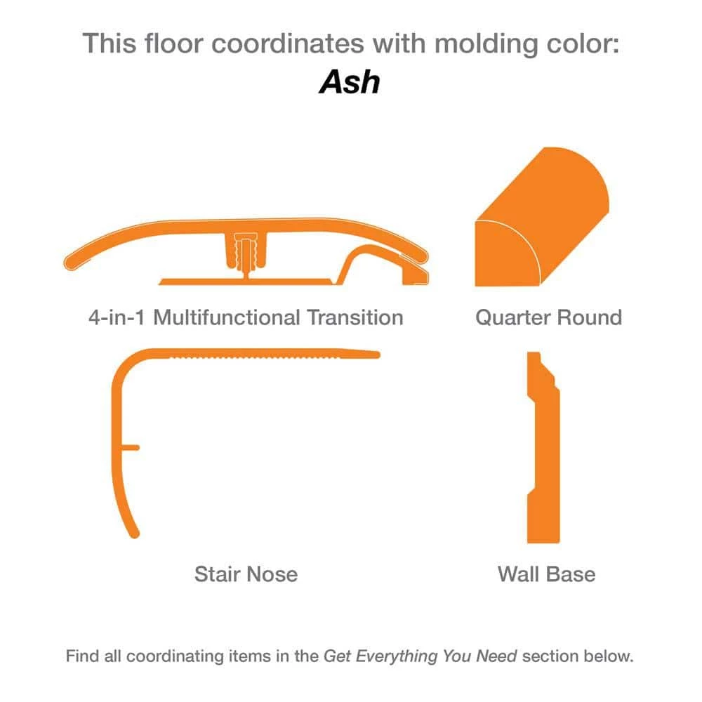 6 in. W Canadian Hewn Oak GripStrip Luxury Vinyl Plank Flooring (24 sq. ft./case) by TrafficMaster - Image 6