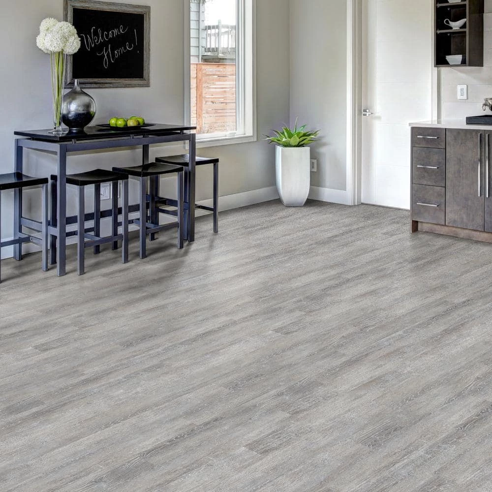 6 in. W Canadian Hewn Oak GripStrip Luxury Vinyl Plank Flooring (24 sq. ft./case) by TrafficMaster - Image 2
