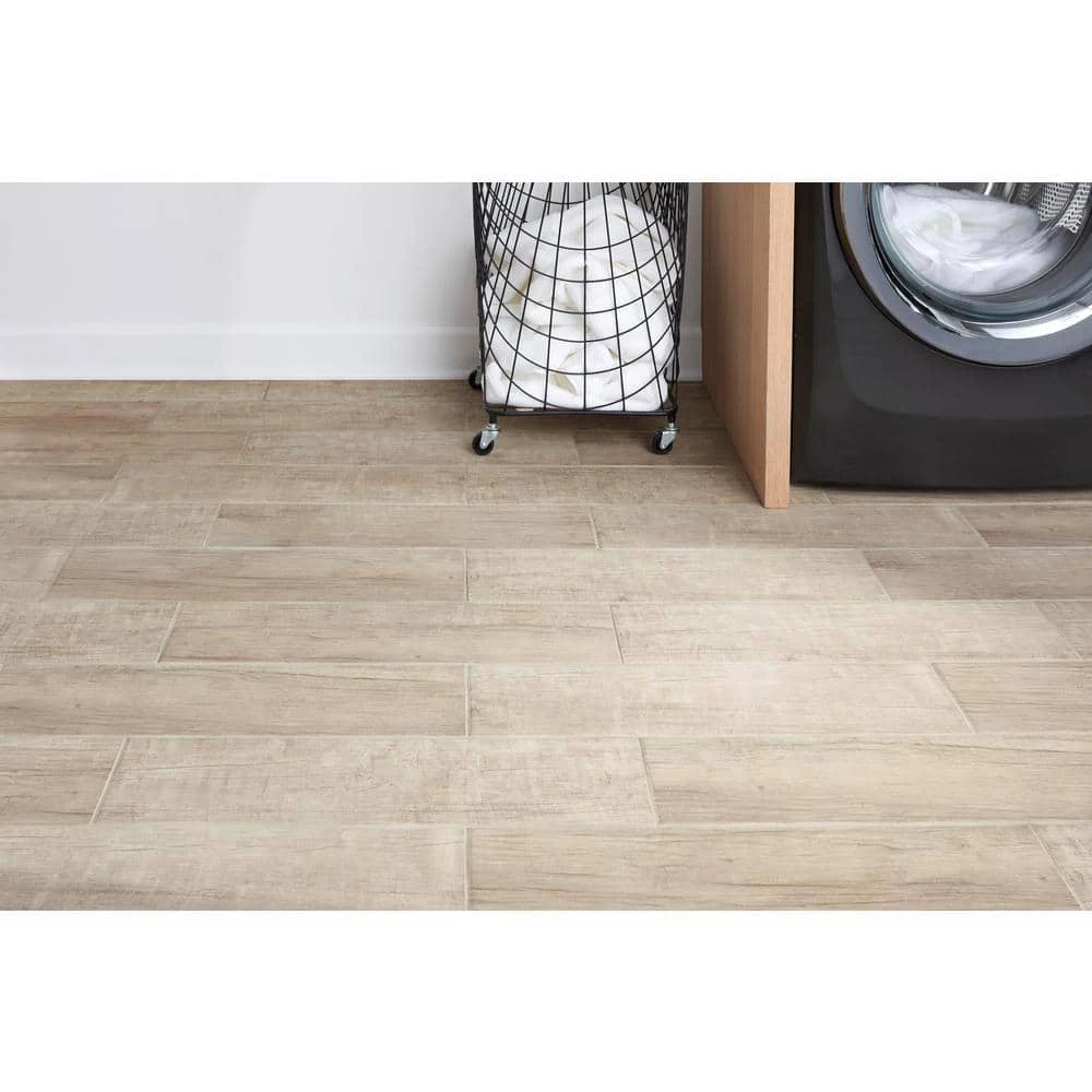 Capel Timber 6 in. x 24 in. Matte Ceramic Wood Look Floor and Wall Tile (16.8 sq. ft./Case) by TrafficMaster - Image 2