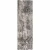 Apollo 7 Carbon 2 ft. 3 in. x 7 ft. 5 in. Distressed Patterned Indoor Runner Rug by Addison Rugs