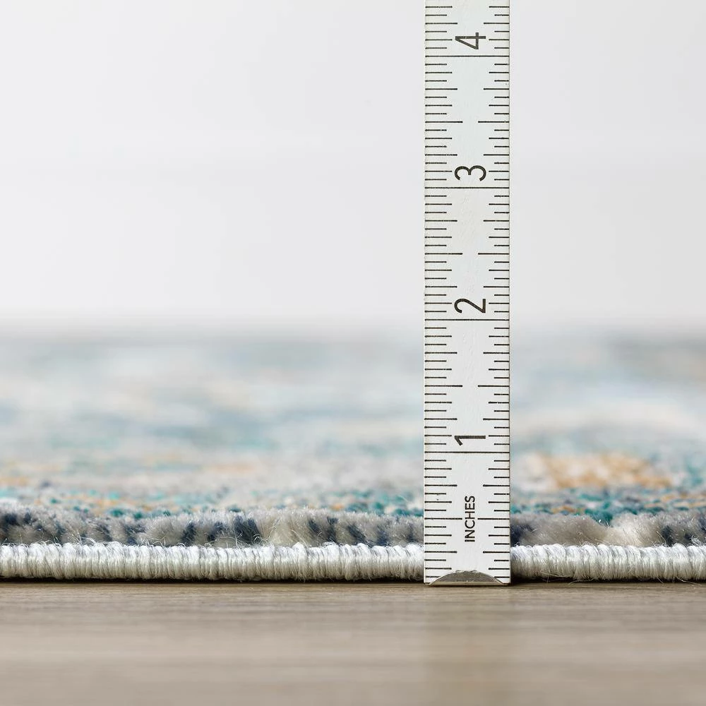 Gentry 22 Charcoal 1 Ft. 8 In. x 2 Ft. 6 In. Southwest Accent Rug by Addison Rugs - Image 7