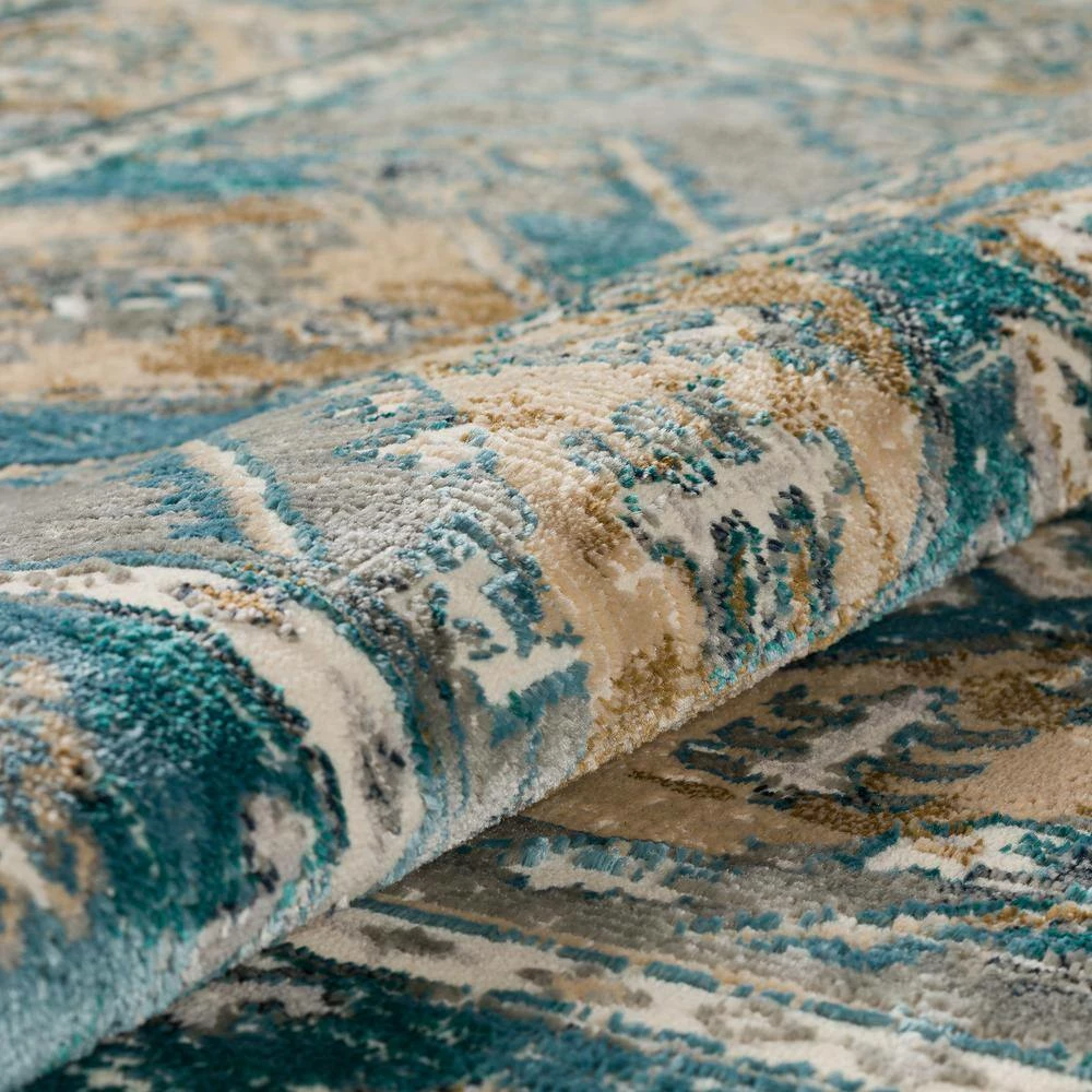 Gentry 22 Charcoal 1 Ft. 8 In. x 2 Ft. 6 In. Southwest Accent Rug by Addison Rugs - Image 8