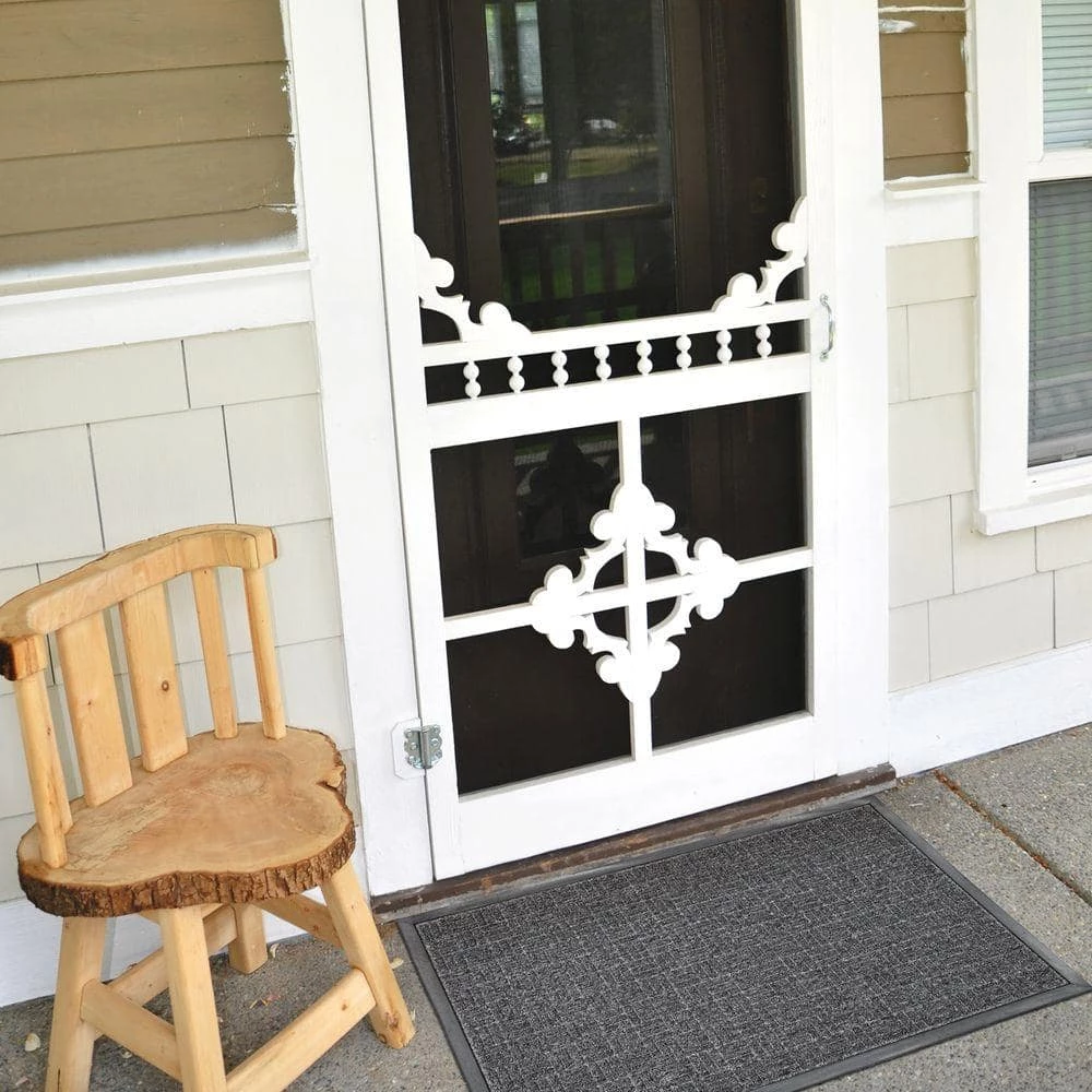 Charcoal 23.5 in. x 35.5 in. Rubber Commercial Door Mat by TrafficMaster - Image 2