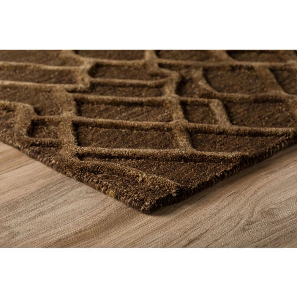 Webster 1 Chocolate 2 ft. 3 in. x 7 ft. 6 in. Runner Rug by Addison Rugs - Image 3