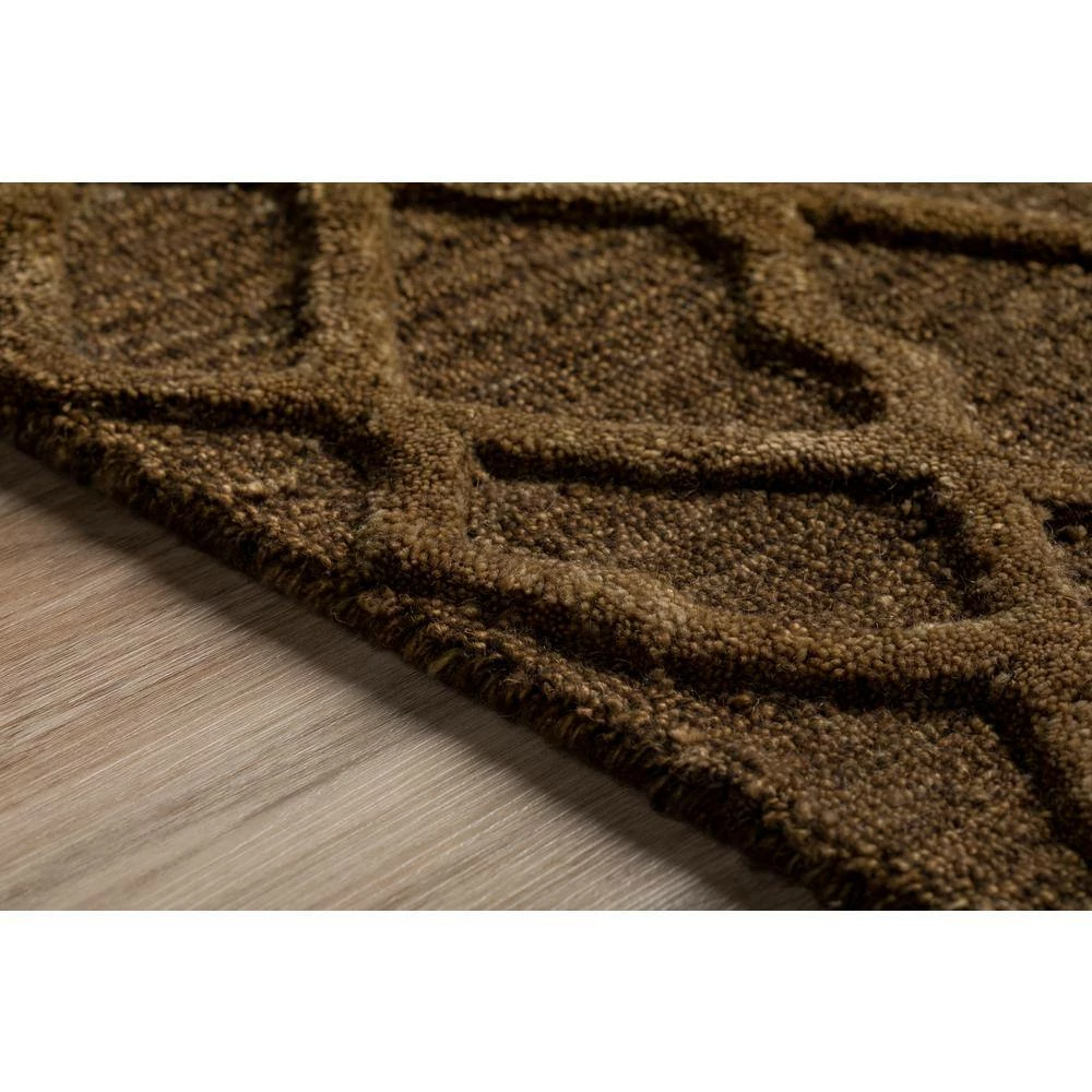 Webster 1 Chocolate 2 ft. 3 in. x 7 ft. 6 in. Runner Rug by Addison Rugs - Image 2