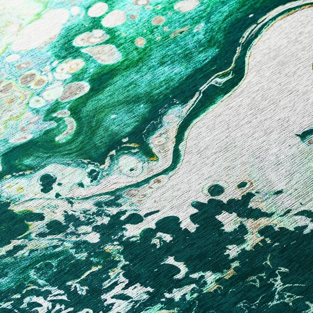 Copeland Emerald City 3 ft. x 5 ft. Abstract Area Rug by Addison Rugs - Image 5