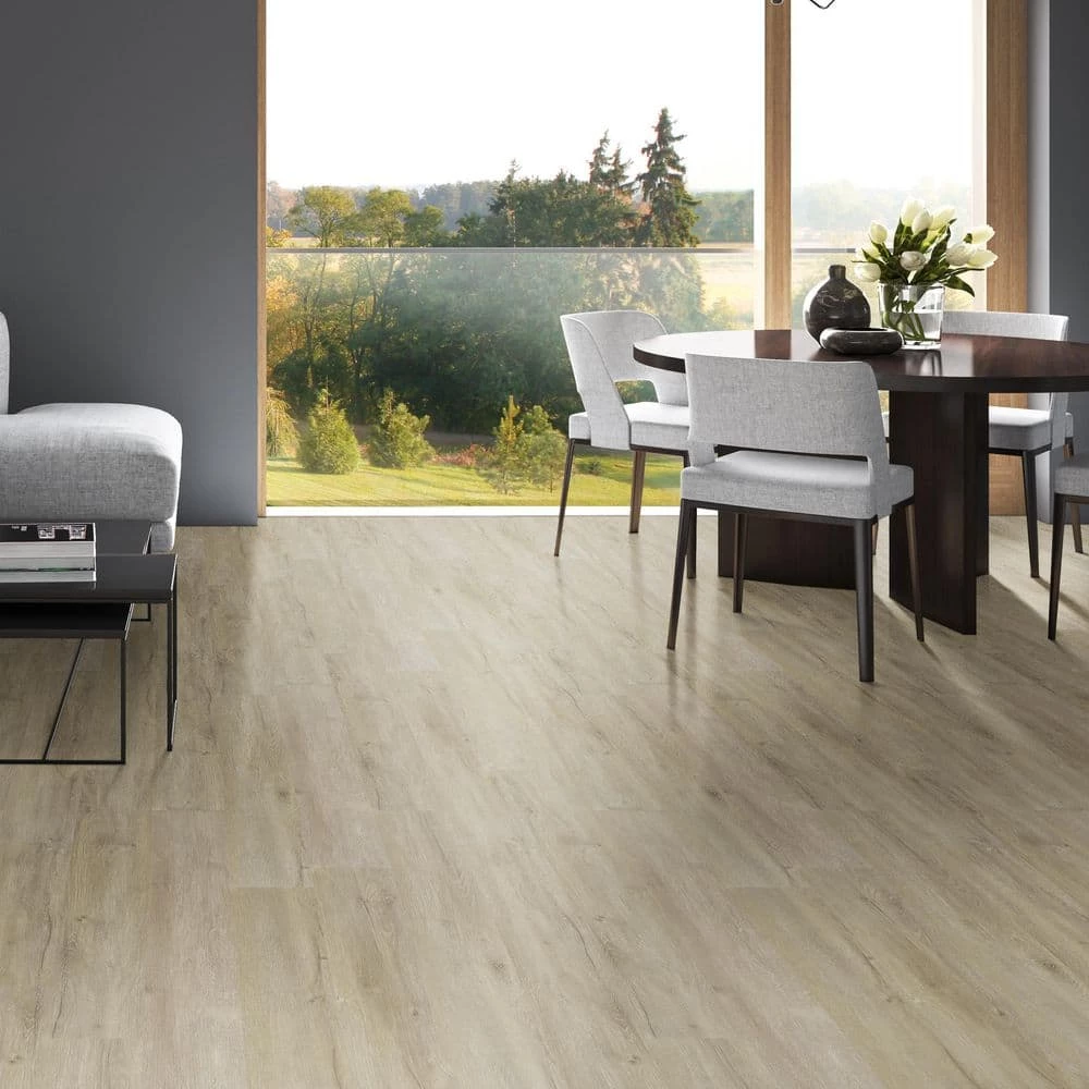French Oak 5.95 in W Rigid Core Luxury Vinyl Plank Flooring (23.95 sq. ft./case) by TrafficMaster - Image 3