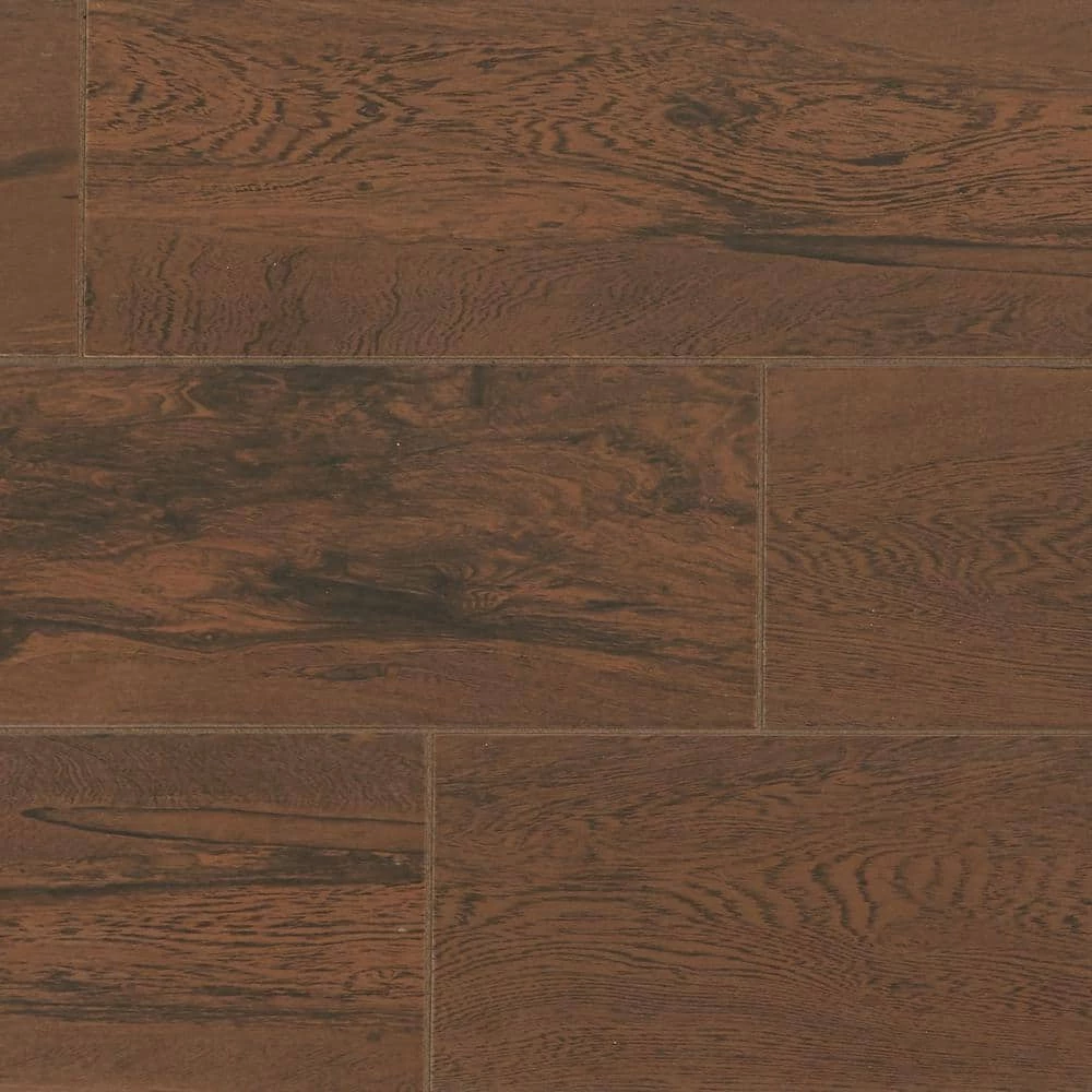 Glenwood Cherry 7 in. x 20 in. Ceramic Floor and Wall Tile (10.89 sq. ft. / case) by TrafficMaster