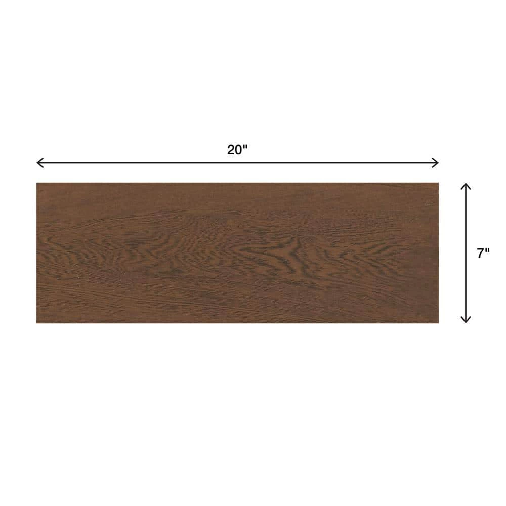 Glenwood Cherry 7 in. x 20 in. Ceramic Floor and Wall Tile (10.89 sq. ft. / case) by TrafficMaster - Image 6