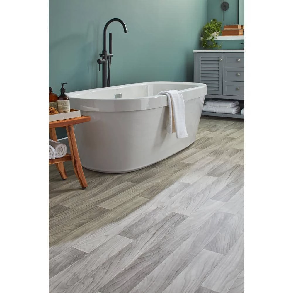 Grayson Wood Residential Vinyl Sheet Flooring 12ft. Wide x Cut to Length by TrafficMaster - Image 3