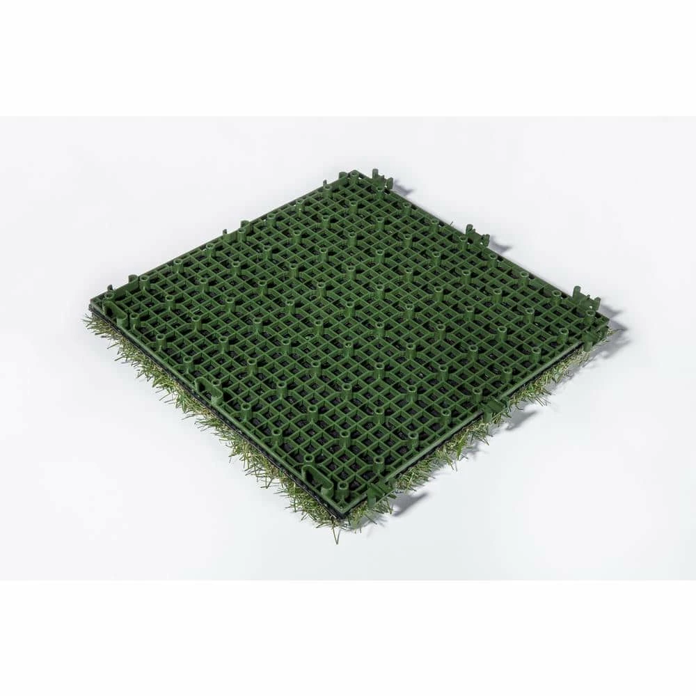1 ft. x 1 ft. Artificial Grass Interlocking Tiles (9-Pack) by TrafficMaster - Image 8