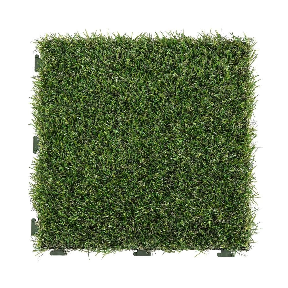 1 ft. x 1 ft. Artificial Grass Interlocking Tiles (9-Pack) by TrafficMaster - Image 7