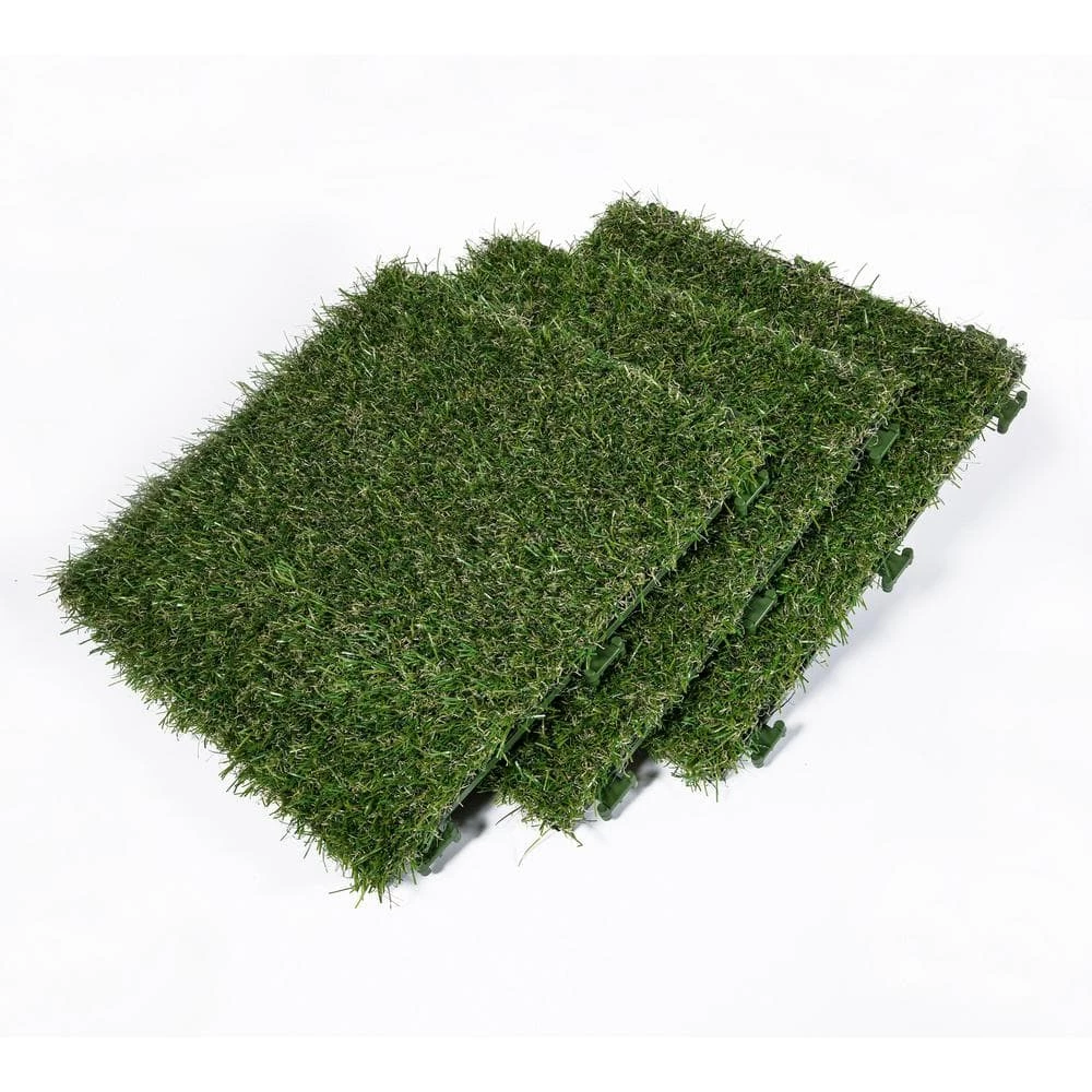1 ft. x 1 ft. Artificial Grass Interlocking Tiles (9-Pack) by TrafficMaster - Image 11