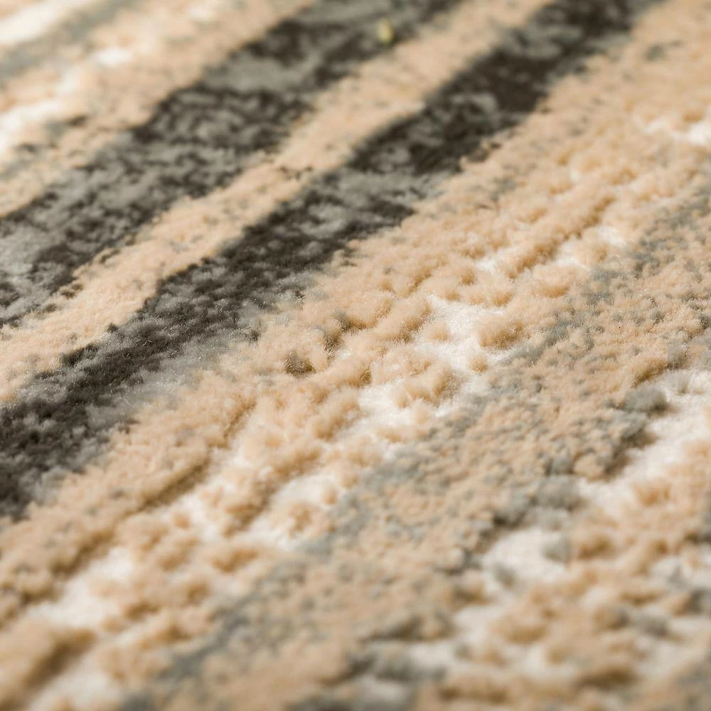 Gentry 8 Grey 8 Ft. x 10 Ft. Abstract Checker Area Rug by Addison Rugs - Image 9