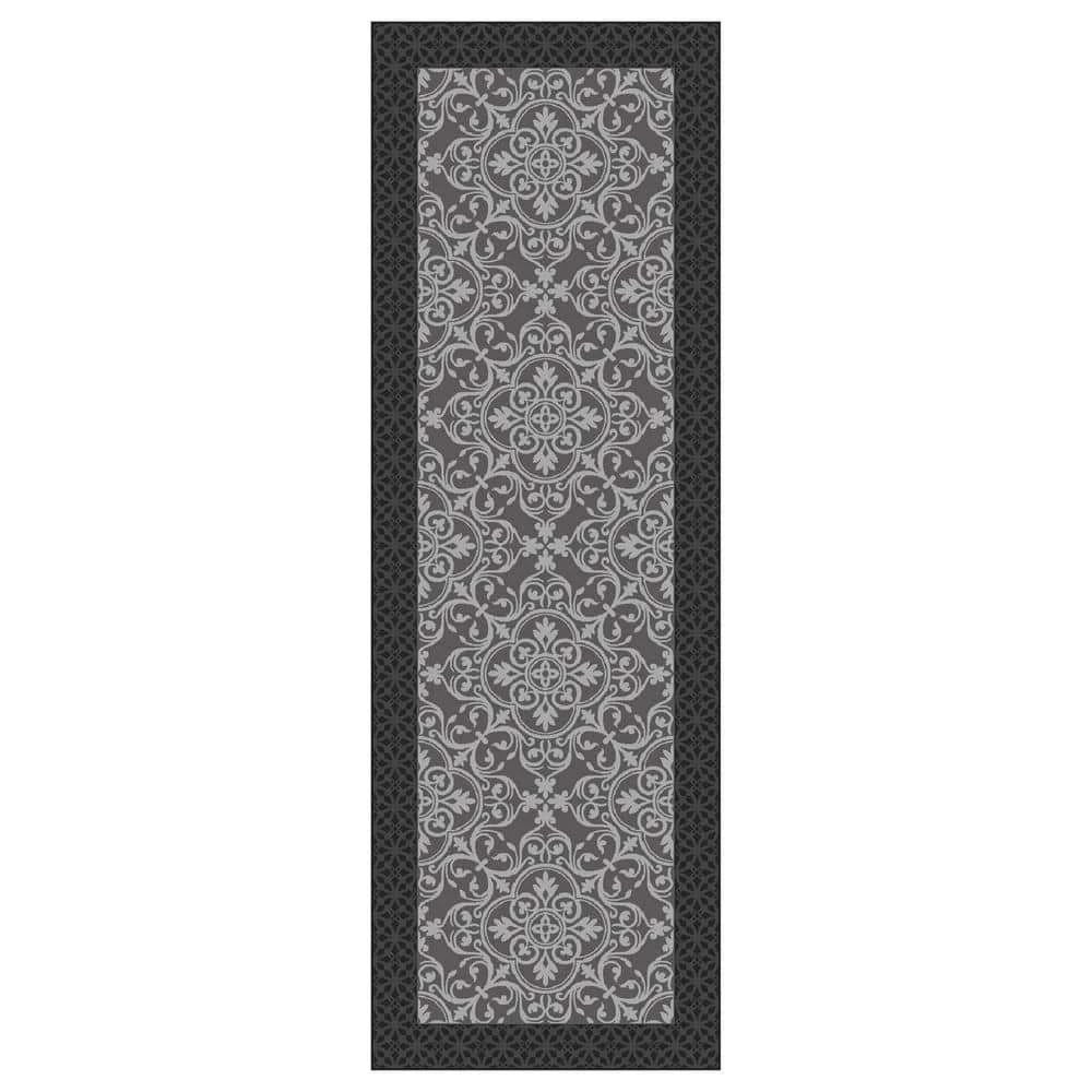 Derbent Grey 2 ft. x 5 ft. Accent Rug by TrafficMaster