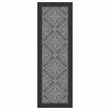Derbent Grey 2 ft. x 5 ft. Medallion Polyester Accent Rug by TrafficMaster