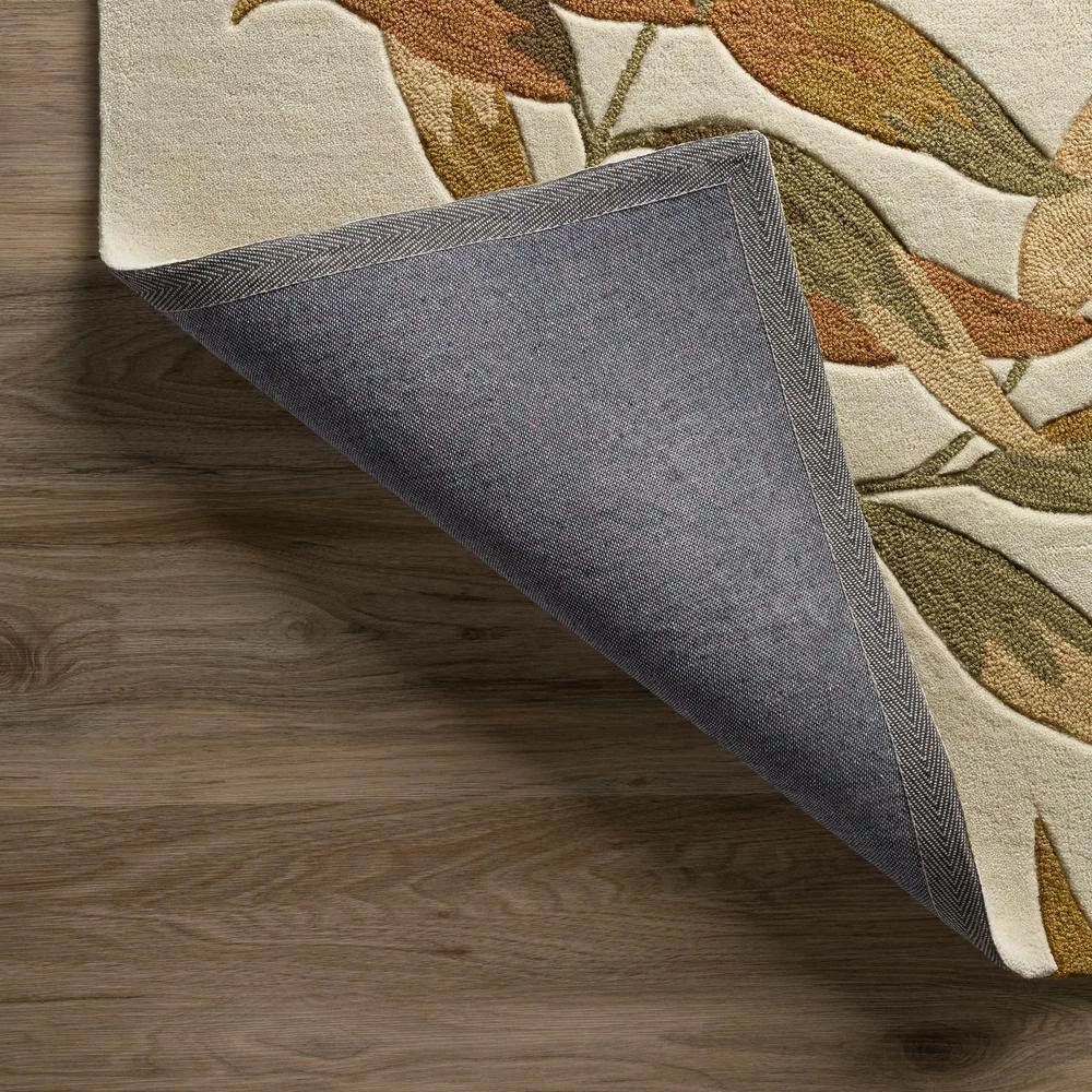 Ascot 4 Bombay Floral Ivory 5 ft. x 7 ft. 9 in. Area Rug by Addison Rugs - Image 3