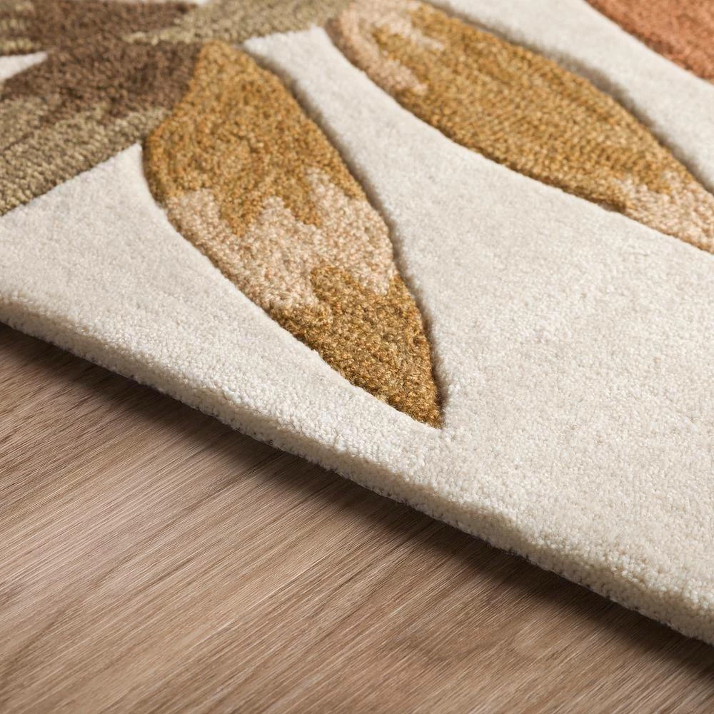 Ascot 4 Bombay Floral Ivory 5 ft. x 7 ft. 9 in. Area Rug by Addison Rugs - Image 2