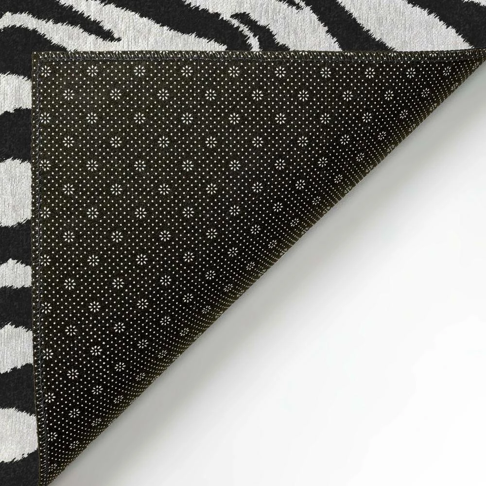 Kruger Ivory 10 ft. x 14 ft. Animal Print Area Rug by Addison Rugs - Image 3