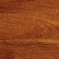 High Gloss Jatoba 8 mm Thick x 5-5/8 in. Wide x 47-3/4 in. Length Laminate Flooring (18.65 sq. ft. / case) by TrafficMaster