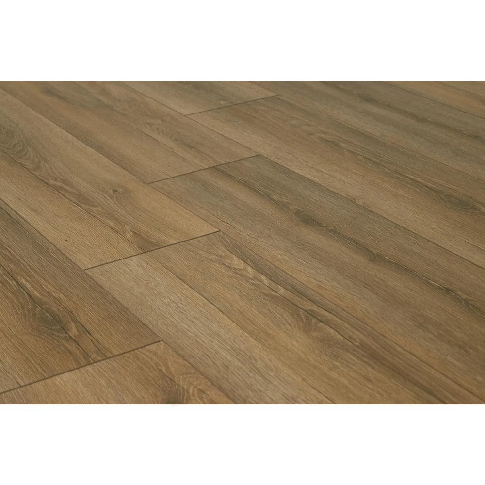 Kettle Keep Oak 8 mm T x 8.03 in. W Water Resistant Laminate Wood Flooring (21.26 sq.ft/Case) by TrafficMaster - Image 5