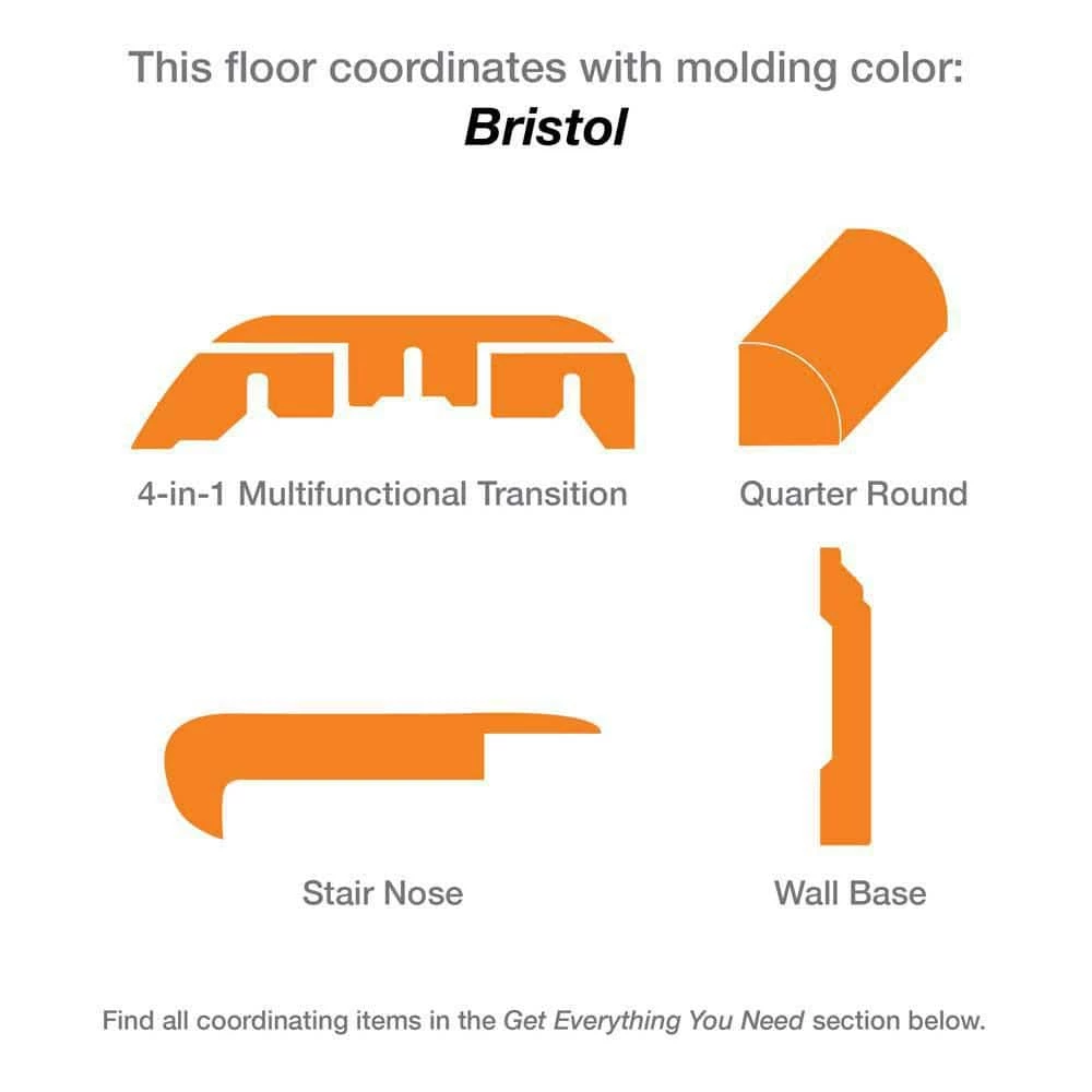 Kettle Keep Oak 8 mm T x 8.03 in. W Water Resistant Laminate Wood Flooring (21.26 sq.ft/Case) by TrafficMaster - Image 7