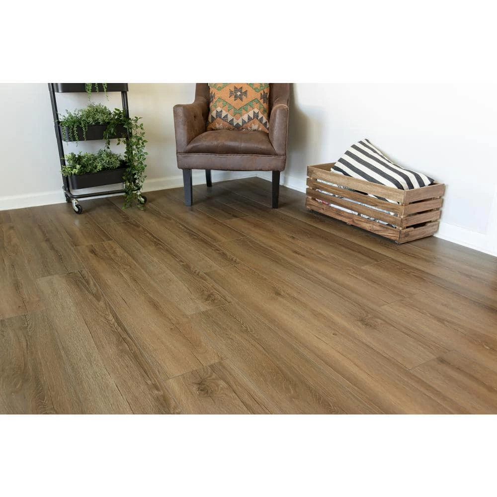 Kettle Keep Oak 8 mm T x 8.03 in. W Water Resistant Laminate Wood Flooring (21.26 sq.ft/Case) by TrafficMaster - Image 2