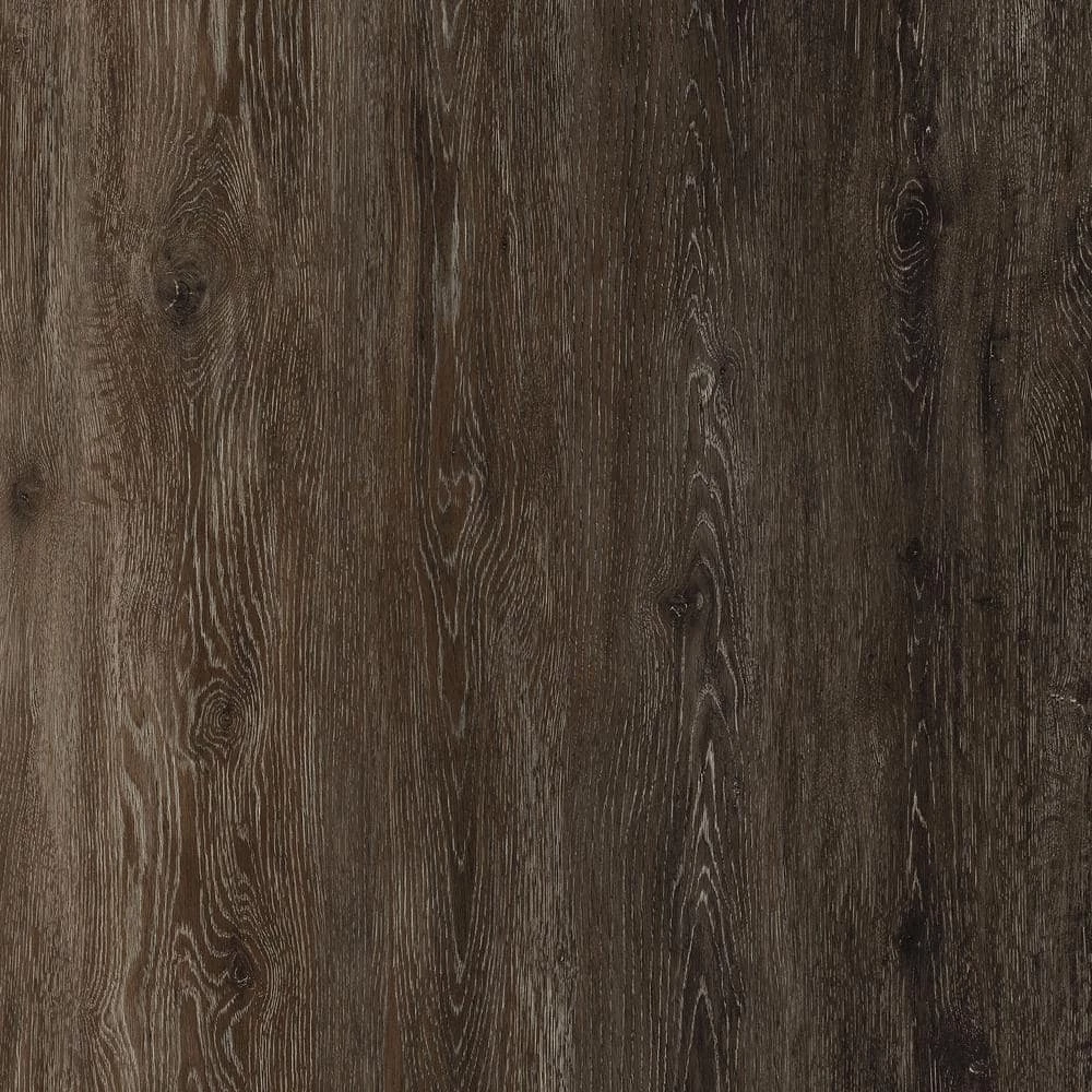 6 in. W Khaki Oak Dark GripStrip Luxury Vinyl Plank Flooring (24 sq. ft./case) by TrafficMaster