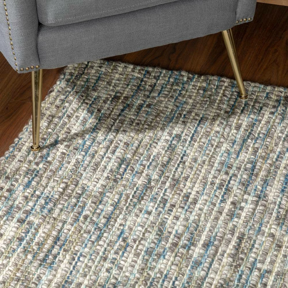 Sierra 1 Lakeview 8 ft. x 10 ft. Tonal Solid Wool Indoor Area Rug by Addison Rugs - Image 3