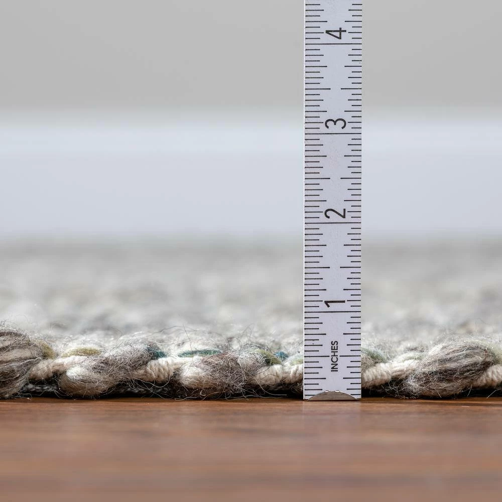 Sierra 1 Lakeview 8 ft. x 10 ft. Tonal Solid Wool Indoor Area Rug by Addison Rugs - Image 7