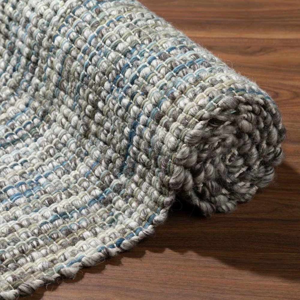 Sierra 1 Lakeview 8 ft. x 10 ft. Tonal Solid Wool Indoor Area Rug by Addison Rugs - Image 5