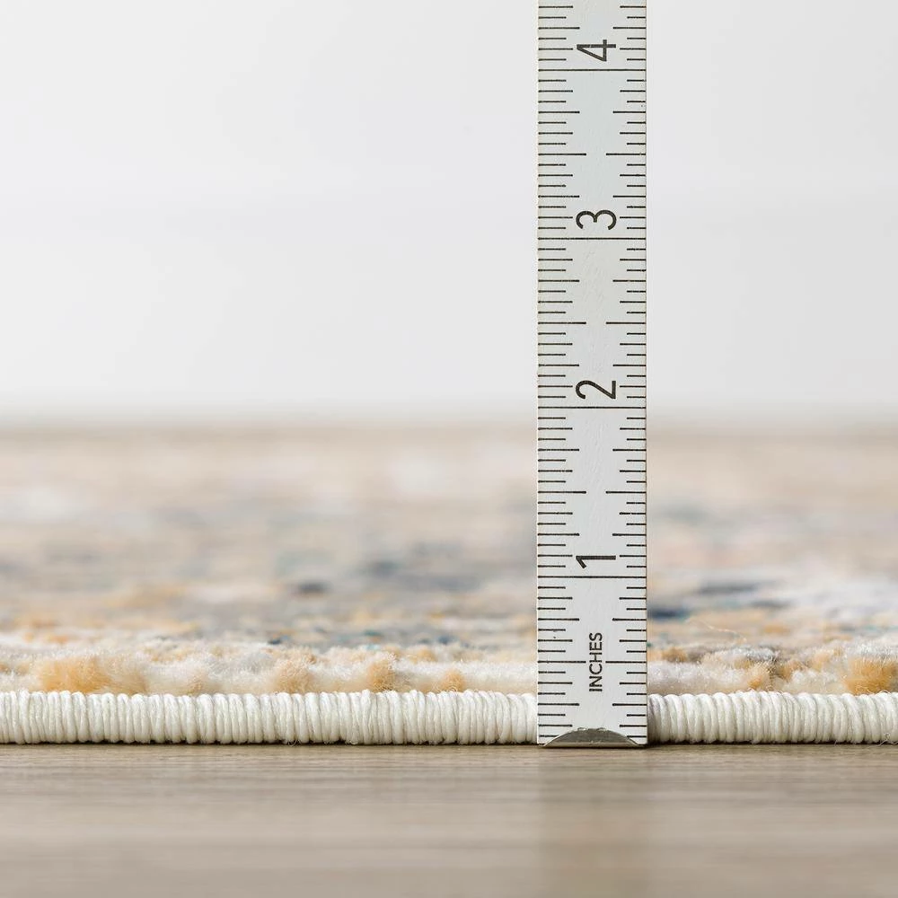 Gentry 26 Multi 9 Ft. 4 In. x 13 Ft. 2 In. Abstract Watercolor Area Rug by Addison Rugs - Image 7