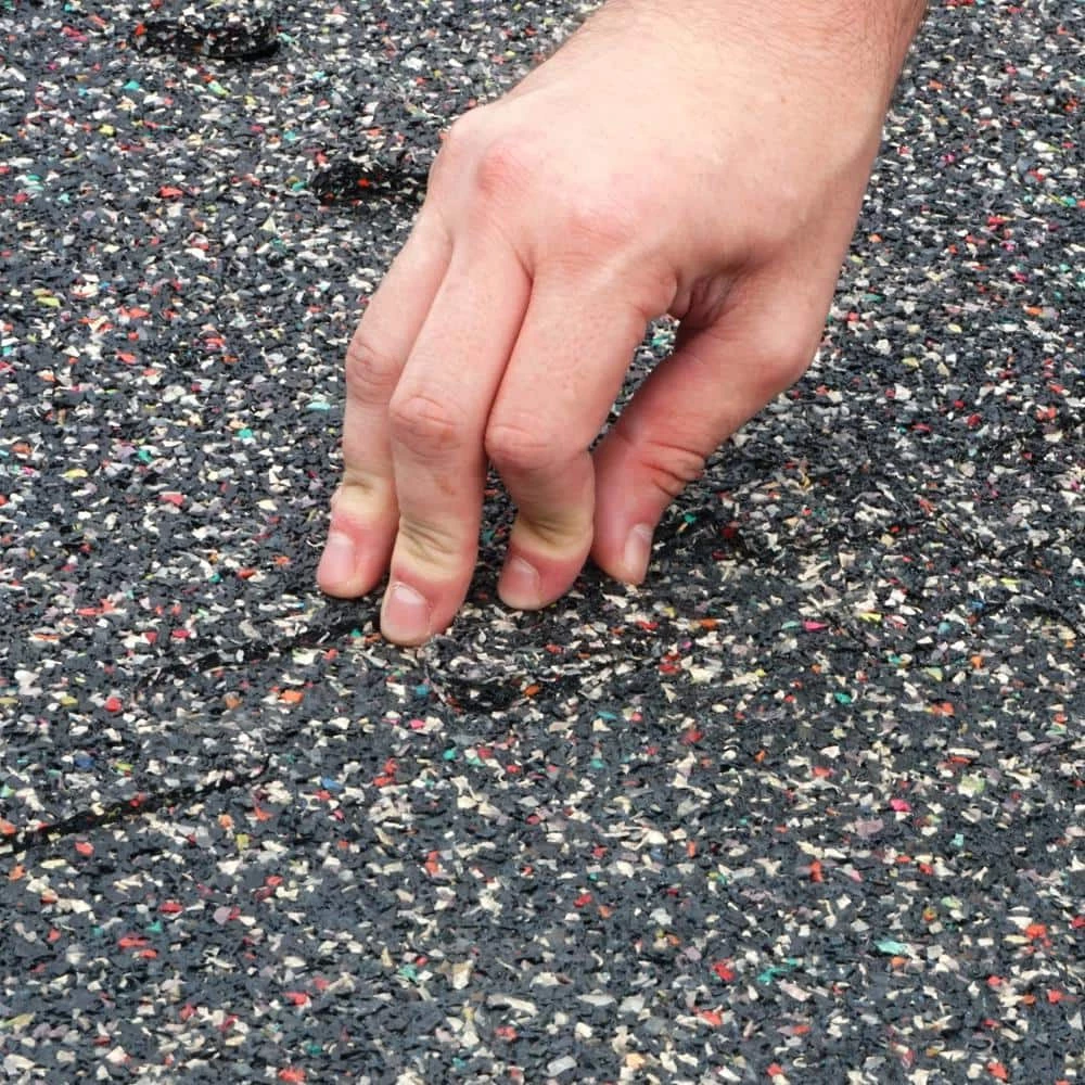 18 in. x 18 in. Rubber Gym/Exercise Flooring Tiles with Nike Grind (14.32 sq. ft.) (6-Pack) Colors will Vary by TrafficMaster - Image 8