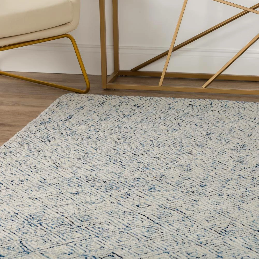 Evie 1 Navy 9 ft. x 13 ft. Area Rug by Addison Rugs - Image 3