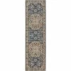 Fergus 3 Navy 2 ft. 3 in. x 7 ft. 5 in. Runner Rug by Addison Rugs
