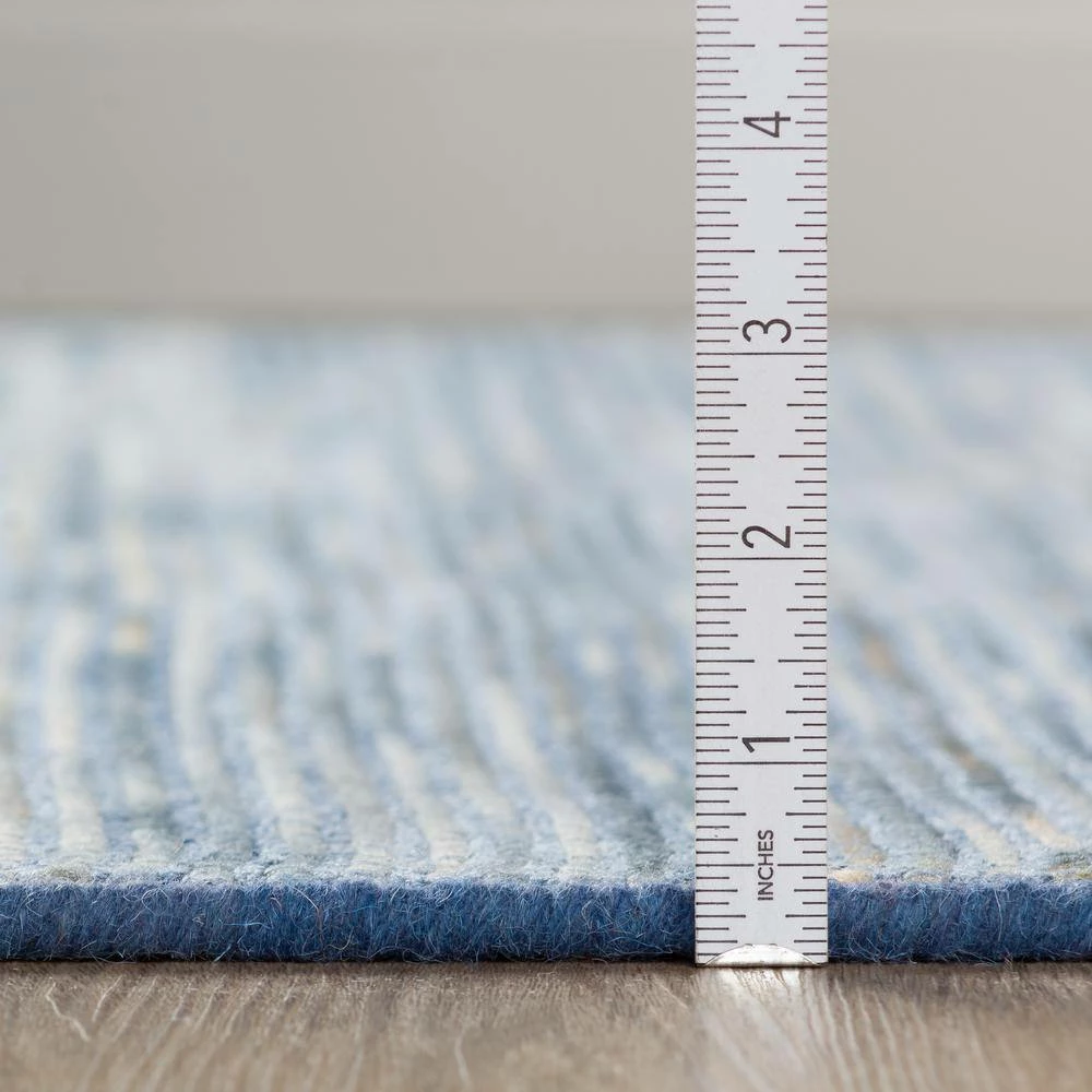 Yuma 1 Navy 8 ft. x 10 ft. Area Rug by Addison Rugs - Image 5