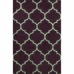 Tantamount 3 Morrocan Trellis Plum 9 ft. x 13 ft. Area Rug by Addison Rugs