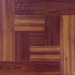 Red Oak Parquet 12 in. x 12 in. Peel and Stick Vinyl Tile Flooring (30 sq. ft. / case) by TrafficMaster