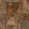 Rustic Rectangular Slate Clay Stone Residential Vinyl Sheet Flooring 12ft. Wide x Cut to Length by TrafficMaster
