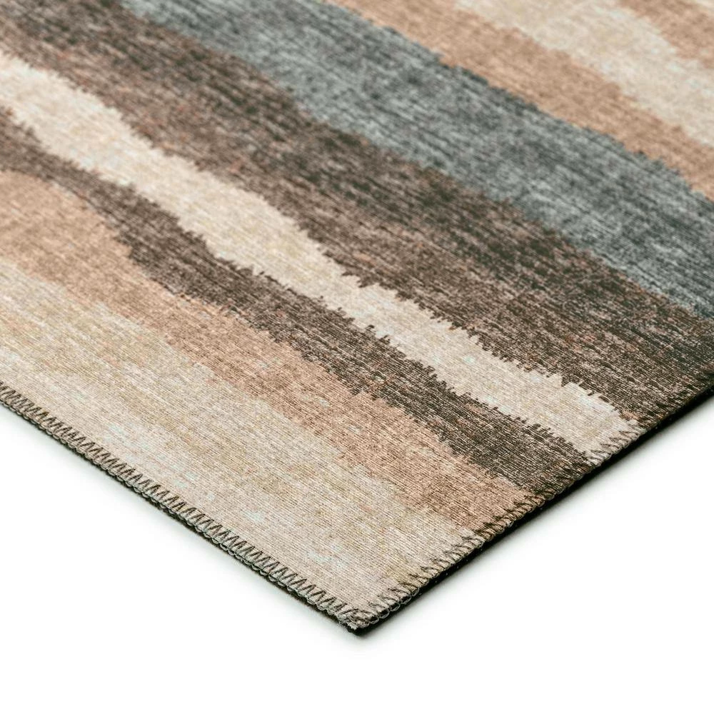 Evolve Sable 10 ft. x 14 ft. Striped Area Rug by Addison Rugs - Image 2