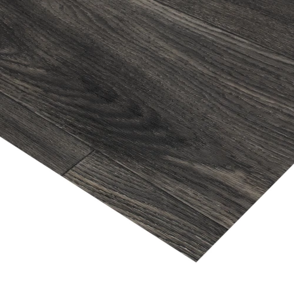 Scorched Walnut Charcoal Wood Residential Vinyl Sheet Flooring 12ft. Wide x Cut to Length by TrafficMaster - Image 4