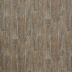 Scorched Walnut Grey Wood Residential Vinyl Sheet Flooring 12ft. Wide x Cut to Length by TrafficMaster