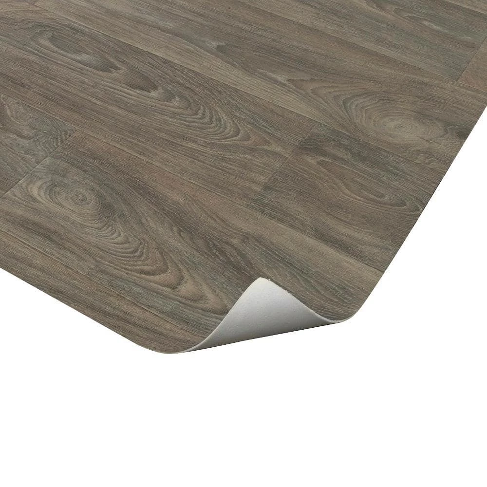 Scorched Walnut Grey Wood Residential Vinyl Sheet Flooring 12ft. Wide x Cut to Length by TrafficMaster - Image 12