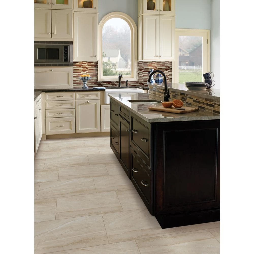 Sedona 12 in. x 24 in. Matte Ceramic Stone Look Floor and Wall Tile (16 sq. ft./Case) by TrafficMaster - Image 3